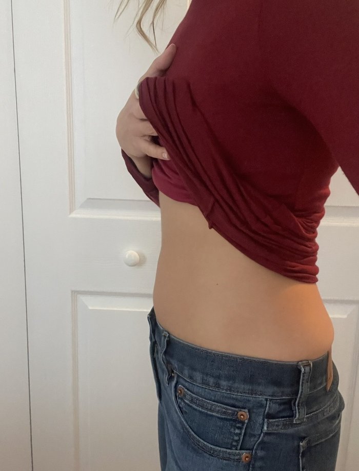 After: my flat stomach after SIBO cleared